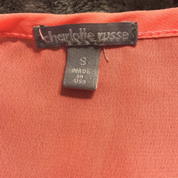 Pretty in Pink Charlotte Russe Blouse - Picture 3 of 3